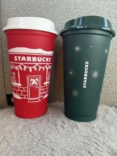 ［新品］スターバックス ホリデー　リユーザブルカップ 2個セット