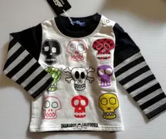 SHAMABOY CALIFORNIA 長袖Tシャツ 80cm スカル