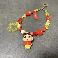 ビーズキーホルダー／スマホストラップ／クレヨンしんちゃん