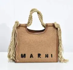 激レア】MARNI 編み込み かごバッグ 先行販売 ルーミーバッグ 手編み 