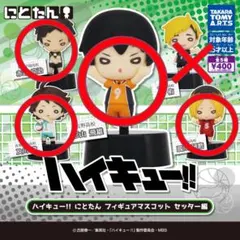 ハイキュー‼︎ にとたん フィギュアマスコット　セッター編　4点セット