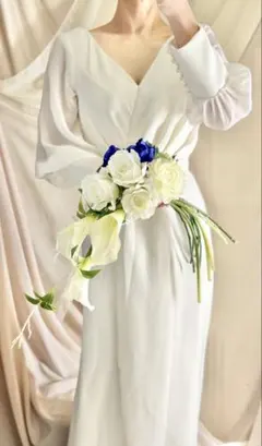 ウェディングブーケ アーティフィシャルフラワー カラー