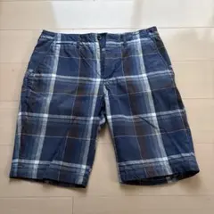 INHERIT チェック柄 ショートパンツ 48サイズのサムネイル