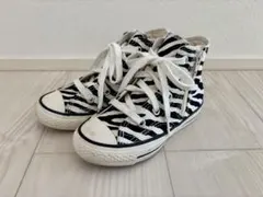 ⭐︎【新品同様】CONVERSE ゼブラ柄 オールスター ハイカット 17cm⭐︎