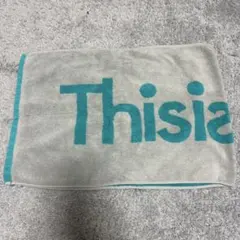 This is LAST タオル 商品詳細ページ | This is LAST ONLINE STORE | ロゴジャガードタオル