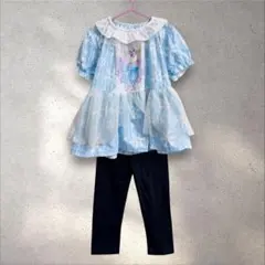 バースデイBirthday エルサ半袖パジャマ 110 チュール アナと雪の女王