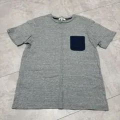 GLOBAL WORK グレー ポケット付き Tシャツ M
