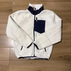 OUTDOOR ホワイト フリースジャケット