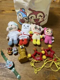 アンパンマンセット ぬいぐるみ まとめ売り ソフビ 非売品　希少