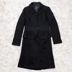 FESMY フォーマルスーツセットアップ　黒ブラック　9号　セレモニー