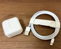 【新品】 Apple - 12W USB電源アダプタ + ケーブル（純正）