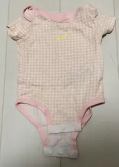 Nike チェック柄ロンパース