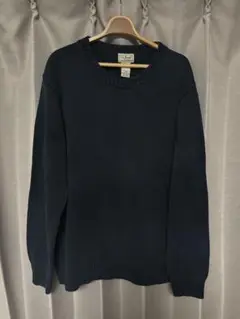 【古着】90s 00s LL bean エルエルビーン　コットンニット　セーター