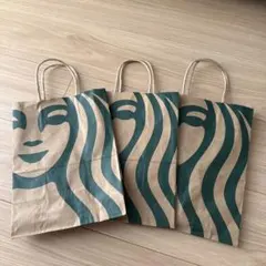 スターバックス ショップ袋 3枚セット