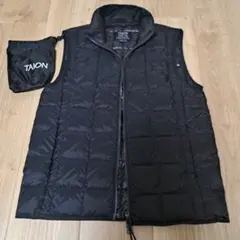 TAION ダウンベスト M 収納袋付き