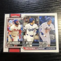 ナ・リーグホームランリーダー 大谷翔平等 Topps 2026 Ser