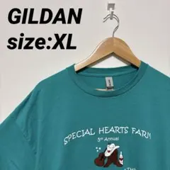 ま*ん様 【US古着】ギルダン 半袖シャツ Tシャツ バックプリント XL