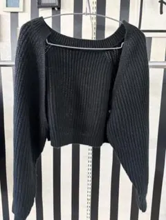 SHEIN DAZY クロップドニットボレロカーディガン　M