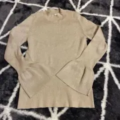 底値★OPAQUE.CLIP ジャガード トップス 長袖 38/M♡伸縮性有り