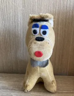 レトロ 犬 ぬいぐるみ ヴィンテージ　おがくず人形　昭和