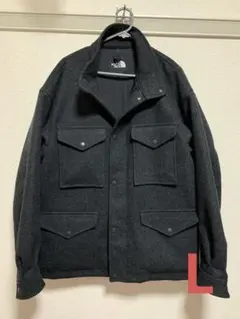 ノースフェイス ウィンドストッパー ウッドランド ウール ジャケットL