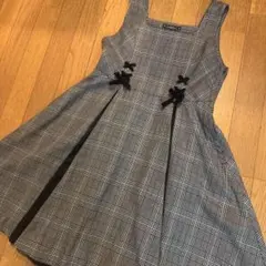 Mezzo Piano チェック柄 ワンピース160