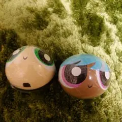 パワーパフガールズ　ガチャ　バターカップ＆ブリスセット