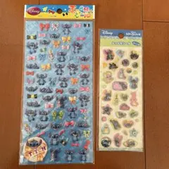 リロ&スティッチ ぷっくりシール 2セット