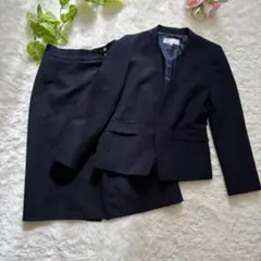 ロペピクニック　セットアップ　スカート　スーツ上下　ネイビー