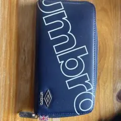 UMBRO アンブロ ラウンドファスナー 長財布 ネイビー