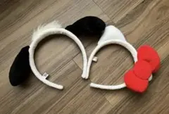 カチューシャ サンリオピューロランド ハローキティ ポチャッコ　セット　キティ