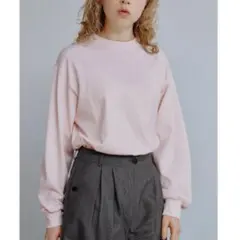 nokcha elbow patch over tops/light pinkのサムネイル
