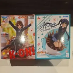 けいおん！ Luminasta フィギュア 平沢唯 中野梓 2種セット