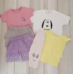 女の子　半袖　ショートパンツ　まとめ売り
