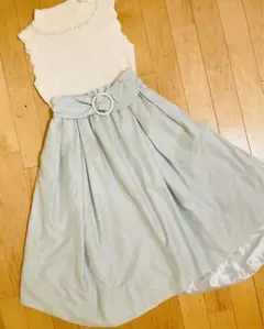 WILLSELECTION♡ウエストベルトイレヘムフレアスカート
