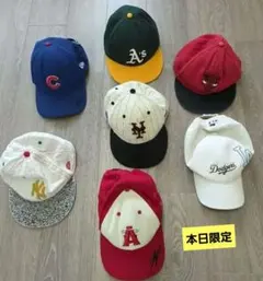美品 中古NEW ERA ベースボールキャップ まとめ売りのサムネイル