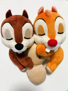 レア 未使用】チップ＆デール ぬいぐるみ付き収納スツール 希少 レア