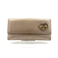 美品】GUCCI グッチ 長財布 ラブリーハート パールアイボリー - メルカリ