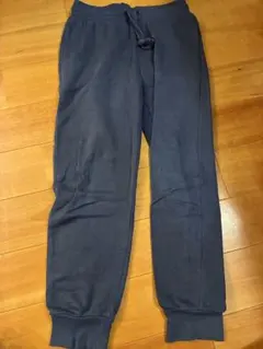 H&M ネイビー スウェットパンツ EUR 134 キッズ