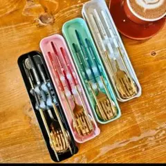 Starbucks カトラリーセット ピンクのサムネイル