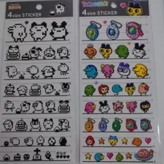 ガ*ラ様 カミオジャパン 正規品 たまごっち4sizeステッカー 他6シートセッ