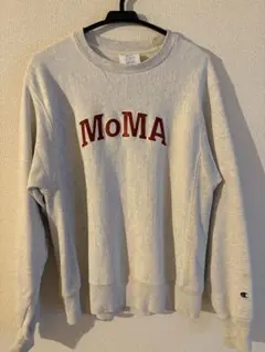 Champion MoMA ロゴ スウェット Sサイズ グレー