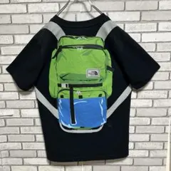 【美品】THE NORTH FACE☆Tシャツ バックプリント ブラック L