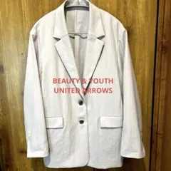 美品 UNITED ARROWS B&Y テーラードジャケット M ピンク