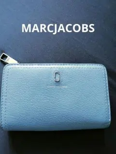 MARC JACOBS コンパクト 二つ折り財布 ライトブルーのサムネイル