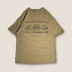 【車系】00s HUMMER STORM 07 バックプリント Tシャツ L