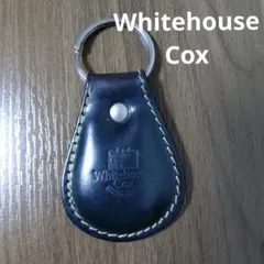 革製キーホルダー　Whitehouse Cox 濃緑　中古品のサムネイル
