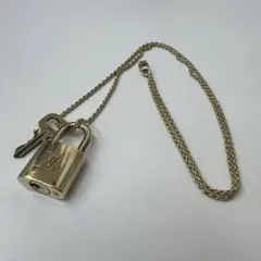 【値下げ】ルイヴィトン　カデナ　パドロック　南京錠　鍵　ネックレス319 【2】