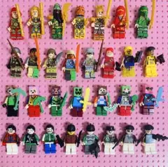 【6】　レゴ互換品　ミニフィグ被り無し30体セット