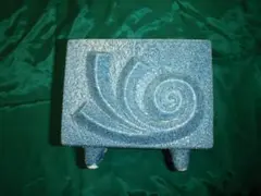 青いデザイン　花器　生け花にお勧め